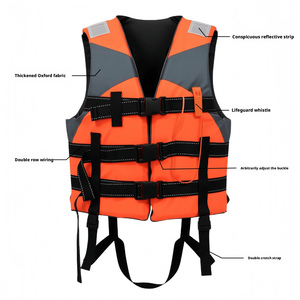 Gilet di salvataggio personalizzato leggero NiuFuRui 75N materiale booyancy Oxford per gli sport acquatici giacche salvavita personalizzabili - Product Image 4