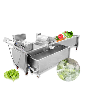 Automatic 4.2m fruit and vegetable washing machine fruit cleaner Fruit Washing Machine For Industrial Use
