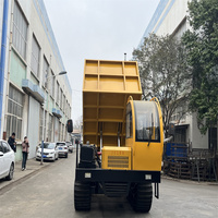 Fabriqué en Chine Rotation de construction de ferme petit mini dumper sur chenilles buggy de boue dumper en béton piste de benne