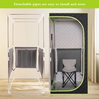 Tente de sauna vapeur humide portable et pliable pour la maison, sauna vapeur portable 3L, sauna humide pour le corps entier, SPA