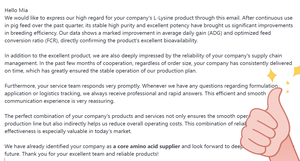 L-Valina de Grado Alimenticio, Aminoácido para el Crecimiento Animal, Promueve el Refuerzo del Sistema Inmunitario - Product Image 6