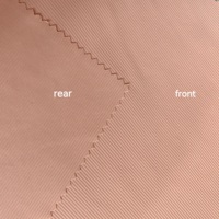 Tissu tricoté respirant à haute élasticité 75 % nylon 25 % élasthanne, extensible dans les 4 sens, 145 g/m², côtelé, pour soutien-gorge de yoga et vêtements de sport – Vente en gros