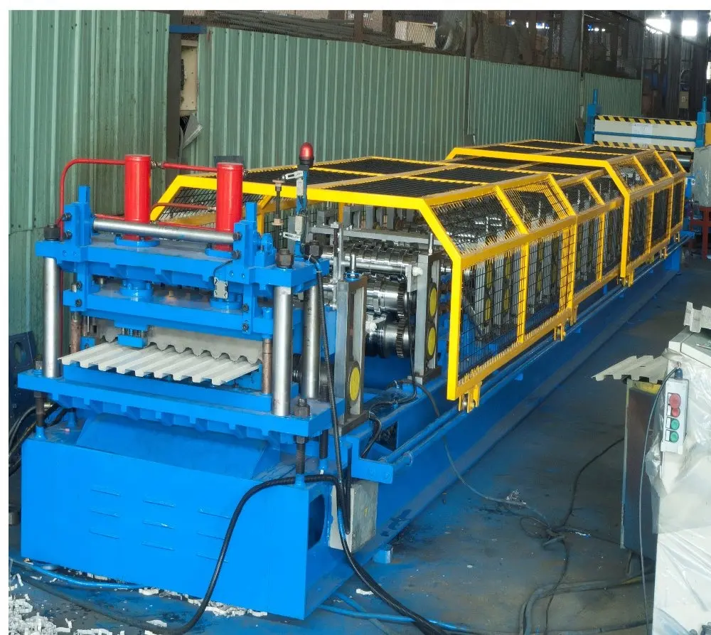 Steel Door Roll Forming Machine Automatic Metal Garage Door Panel Roll Forming Machine Metal Building Material Rolling Mill