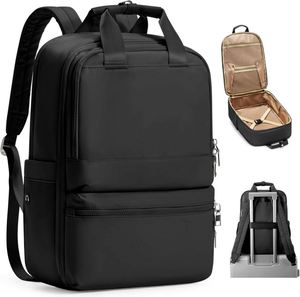 Custom Large Capacity Usb Charging Waterproof Travel Shoe Storage Bag Durable Unisex Business Laptop Polyester <b>Computer</b> <b>Backpack</b> - Product Image 1