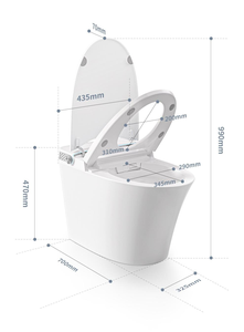 Умный туалет с автоматическим распылением воды - Product Image 2