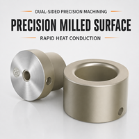 Matrices de soudage par fusion PPR en alliage d'aluminium haute performance, têtes de moule antiadhésives pour machine à souder les tuyaux en plastique de 20-32 mm