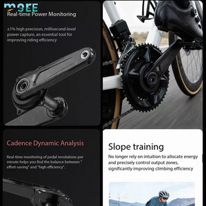 SeeMore ThinkRider PP5 Spider - <span class=keywords><strong>Medidor</strong></span> de Potencia y Juego de Bielas de Carbono 110BCD de 4 Pernos, Ligero, 29MM, 162.5-172.5mm, Accesorios para Bicicleta de Carretera - Product Image 5