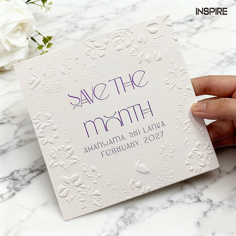 Luxury Custom 3D Embossed Offset Paper
