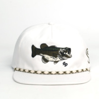 Gorra de 5 Paneles de Alta Calidad, Impermeable, con Logotipo Personalizado, Estilo Vintage, Visera Plana, sin Estructura, con Cuerda, para Bodas