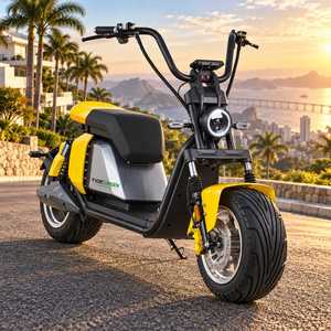 Brasilien Lagerbestand Citycoco Elektro-Moped-Roller 1000W 60V20Ah Fat-Tire-Design Händlerlieferung - Product Image 1