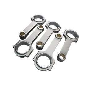 4340 Forgosteel Billet Racing Kết Nối <span class=keywords><strong>Rod</strong></span> Cho Volvo B23 Swva31 Vaxhall <span class=keywords><strong>B230</strong></span> B234 740 940 760 B5254T S60 V70 T5 16V 2.3L 158Mm - Product Image 1