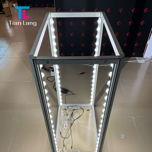 Contador de promoción Modular de publicidad de Feria Comercial portátil de 6 pies, nuevo diseño, equipo de Feria Comercial de Seg bloqueable de aluminio sin marco - Product Image 5