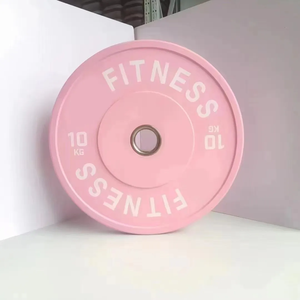Tất cả các cao su phòng tập thể dục cụ thể lớn nặng đầy màu sắc tạ miếng sâu ngồi xổm băng ghế dự bị Báo Chí cứng kéo quả tạ miếng - Product Image 3