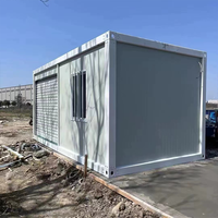 Maison modulaire préfabriquée standard, portable et transportable, mini-maisons modulaires, garage, entrepôt