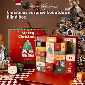 Vente en gros de nouveaux coffrets cadeaux pour Noël avec <span class=keywords><strong>calendrier</strong></span> de l'<span class=keywords><strong>avent</strong></span> et anniversaire Boîtes rigides en carton ondulé avec feuille d'estampage prêtes <span class=keywords><strong>à</strong></span> être expédiées - Product Image 4