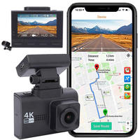 2.45 pouces double objectif cam boîte noire wifi complet petit enregistreur vidéo voiture dvr avec capteur g gps blackvue dash cam hd Vision nocturne 4k
