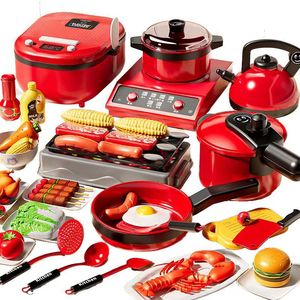 Jouets de jeu de rôle pour filles, mini <span class=keywords><strong>cuisine</strong></span> de <span class=keywords><strong>simulation</strong></span>, ustensiles de <span class=keywords><strong>cuisine</strong></span> pour enfants qui peuvent cuisiner, puzzle de fruits, jouets joyeux - Product Image 5