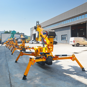 Mini Spider Crane 1.5 Ton bensin elektrik Dual-Power Mesin Honda mesin Koop ponsel Spider Crane - Product Image 2