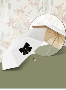 <span class=keywords><strong>Ombrello</strong></span> Pieghevole di Lusso Personalizzato con Logo, Stile Perla, 21 Pollici, 3 Sezioni, per Ragazze - Product Image 6