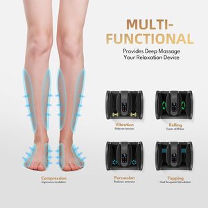 Masajeador de pies de compresión de aire TODO Shiatsu con calor alivia el dolor de neuropatía máquina de terapia de pies eléctrica - Product Image 6