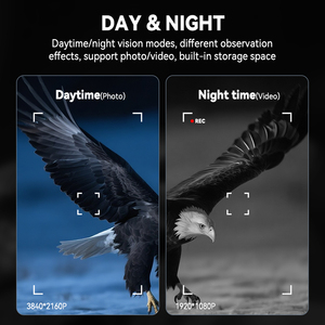 Résolution HD 2K, grossissement 10x, vision nocturne, utilisation jour et <span class=keywords><strong>nuit</strong></span>, approvisionnement en gros, vidéo Full HD 1080P, vision nocturne - Product Image 4
