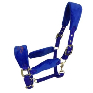 สายจูงม้าแบบฟลีซบุอย่างดี ปรับได้ ป้องกันการเสียดสี สัมผัสนุ่ม เหมาะสำหรับการเดินทาง ดูแล และพักผ่อน - Product Image 1