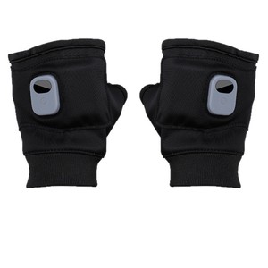 Electric Heating <b>Gloves</b> <b>USB</b> Rechargeable Fingerless Touchscreen Winter Warm <b>Gloves</b> Unisex Black And Pink - Product Image 1