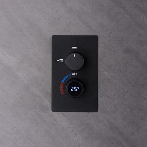 Ensemble <span class=keywords><strong>de</strong></span> mitigeur <span class=keywords><strong>de</strong></span> <span class=keywords><strong>douche</strong></span> encastré numérique moderne noir pommeau <span class=keywords><strong>de</strong></span> <span class=keywords><strong>douche</strong></span> à effet pluie en laiton et robinet à main pour <span class=keywords><strong>kit</strong></span> <span class=keywords><strong>de</strong></span> salle <span class=keywords><strong>de</strong></span> bain - Product Image 3