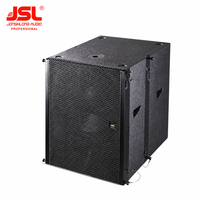 Subwoofer actif en contreplaqué de bouleau de 18 pouces, 1800W, avec processeur DSP FIR pour concerts sur scène LA-118A
