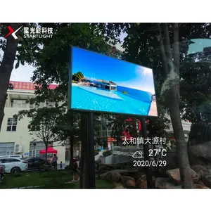 china high quality Outdoor Digital Freestanding 3D advertising P8 display screen led billboard CE ROHS FCC CCC