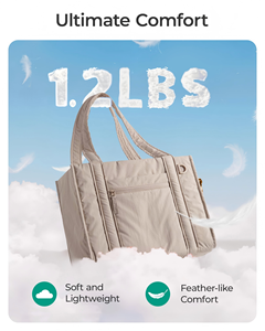 Borsa Tote e <span class=keywords><strong>a</strong></span> Tracolla da Donna in Poliestere Impermeabile 14L con Chiusura <span class=keywords><strong>a</strong></span> Cerniera, Opzione Logo Personalizzato per Viaggi, Uso Quotidiano e <span class=keywords><strong>Shopping</strong></span> - Product Image 5