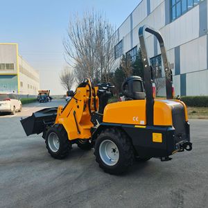 निर्माण स्थलों के लिए 0.5cbm बाल्टी क्षमता के साथ थोक फुट 4wd स्पष्ट हाइड्रोलिक मिनी फ्रंट लोडर - Product Image 3