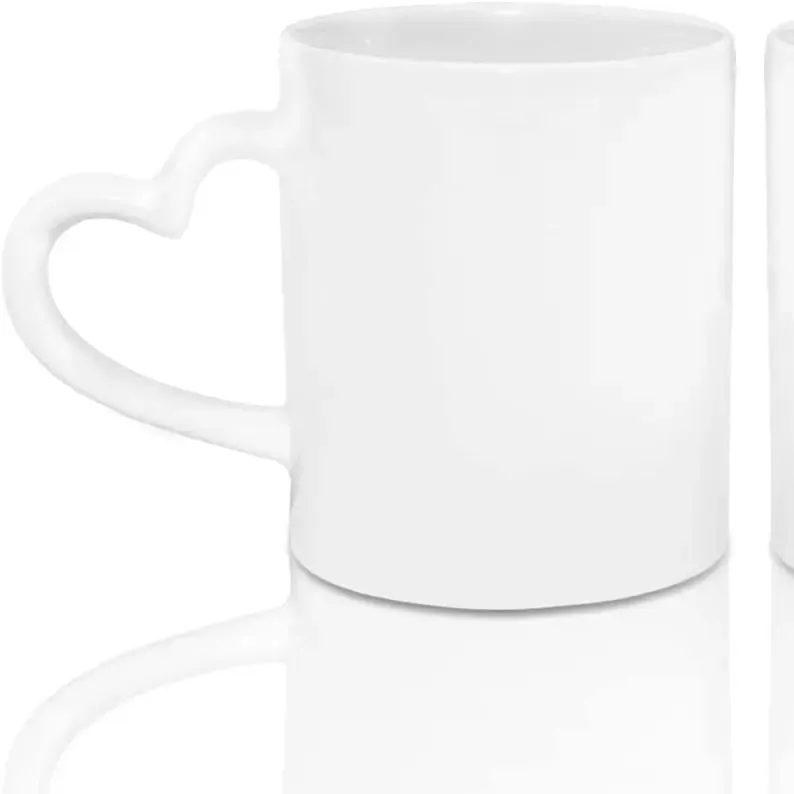 Tazza di sublimazione in ceramica Super bianca, tazze da caffè a sublimazione da 11 once