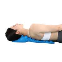 Coussin de traction cervicale et lombaire, étirement complet du dos, massage des points de déclenchement, chiropratique, amovible, lavable, forme de poisson