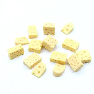 DIY Harz Käse Block Ornament Zubehör Mini Käse Süßigkeiten Spielzeug
