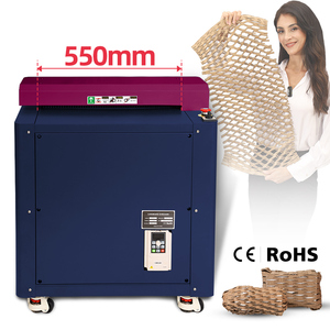 Máquina trituradora de cartón ecológica de 550 mm para reciclaje, cortadora de cajas de cartón, máquina para fabricar papel de nido de abeja, núcleo de engranajes 110-230V para embalaje - Product Image 1