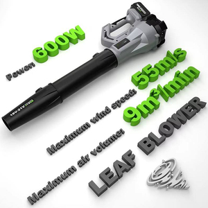 Cordless Leaf Blower 18V 21V Lithium Battery Powered 600W High Speed Two Speed Adjustable <strong>Garden</strong> <strong>Tool</strong> - Product Image 3