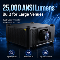 Projecteur laser 3LCD 25000 ANSI Lumens WUXGA Installation à 360 degrés pour une projection immersive et le mapping