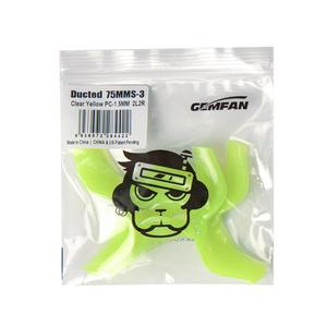 Gemfan d75s ducted mm 3-Blade CW CCW PC cánh quạt t-mount 1.5 lỗ cho FPV 3inch cinewhoop Racing Drone UAV - Product Image 6