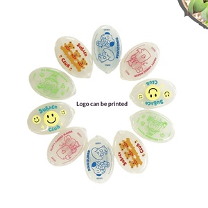 Porte-monnaie en caoutchouc souple PVC de forme ovale avec logo imprimé UV personnalisé, plusieurs couleurs, ultra léger, porte-monnaie avec porte-clés - Product Image 3