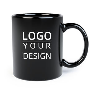 Tasses en céramique couleur personnalisée avec logo, mugs noirs, tasses imprimées avec logo personnalisé, mugs en céramique, mugs à café personnalisés en porcelaine - Product Image 1