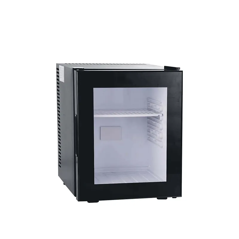 Mini refrigerador inteligente para Hotel, refrigerador con puerta de vidrio, 42L