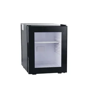 Otel akıllı 42L Mini bar buzdolabı/buzdolabı/dondurucu cam kapi