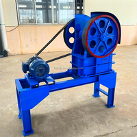 Concasseur à mâchoires Hengchang de petite capacité pour le traitement de l'or PE150*250, moteur AC, 1-3tph, sortie 10-40mm, garantie 1 an, à vendre