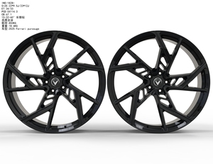 Jante monobloc forgée de 22 pouces pour <span class=keywords><strong>Ferrari</strong></span> <span class=keywords><strong>Purosangue</strong></span> 2025, finition noir brillant, 5X114.3, charge 850 kg, design concave personnalisé - Product Image 4
