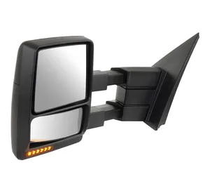 In-housing Signal Light Side Mirrors Power Glass Towing Mirror Compatible With 2009-2014 Ford F-150 Towing