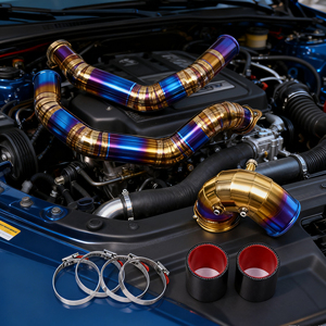 Kit de tuyaux de suralimentation pour turbocompresseur de pièces automobiles OE 13717846270 13717846272 S55 pour BMW S55 M2C M3 M4 48V - Product Image 1