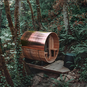 Cèdre rouge importé <span class=keywords><strong>du</strong></span> <span class=keywords><strong>Canada</strong></span> traditionnel au design luxueux 2-3 personnes Accueil Sauna Spa Baignoires Sauna Chambres - Product Image 5