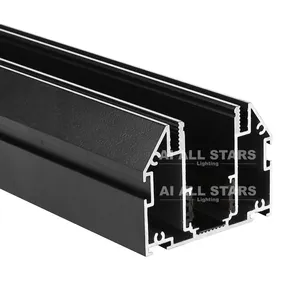 Cheap Price PVC Stretch Ceiling Film Installation Rail Lamp Aluminum Profile For Stretch Ceiling 48V Magnetic Track Light