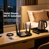 Router WiFi Tengda de 5 GHz de Alta Velocidad AC10 1200 Mbps, 4 Puertos Gigabit Ethernet, Doble Banda 2.4G/5GHz 11AC, 4 Antenas